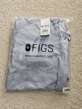 FIGS DUSTY BLUE RAFAELA SCRUB JUMPSUIT